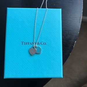 Tiffany & Co. Mini Double Heart Tag Pendant